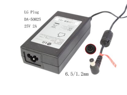 Picture of LG Common Item (LG) AC Adapter 20V & Above 25V 2A, LG Plug, DA-50H25 6.5/1.2mm, 3-Prong