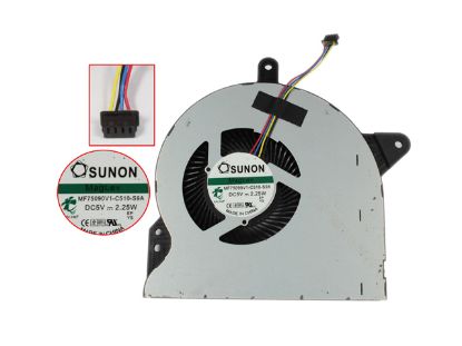 Picture of SUNON MF75090V1-C510-S9A Cooling Fan  DC 5V Bare Fan