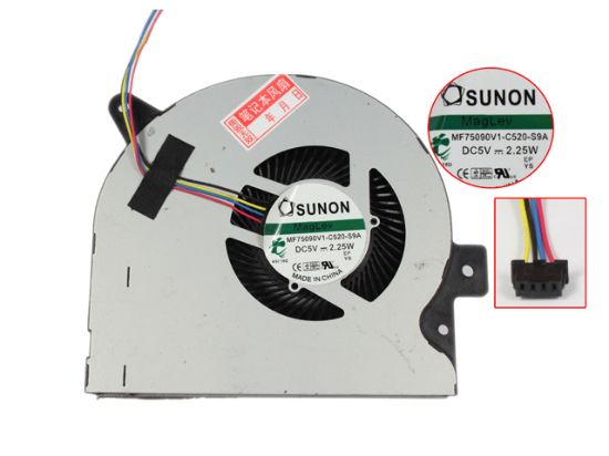 Picture of SUNON MF75090V1-C520-S9A Cooling Fan  DC 5V Bare Fan