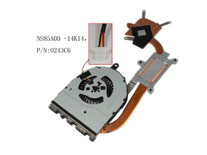 Picture of P/N:0243C6 243C6  AT1GG002DT0, 5V 0.50A, Cooling Heatsink Fan