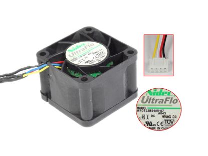 Picture of Nidec W40S12BS4A5-07 Server - Square Fan A043, 12V0.73A, sq40x40x28mm, 4W