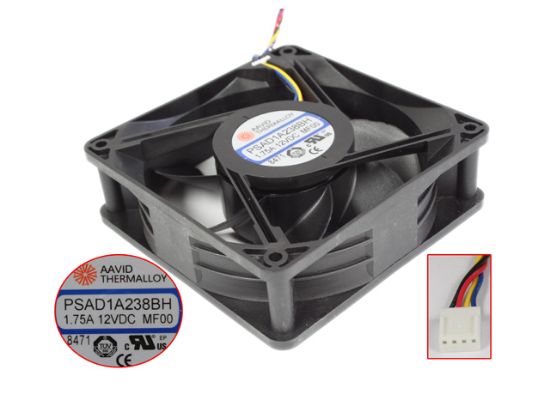 Picture of AAVID PSAD1A238BH Server-Square Fan  MF00, DC 12V 1.75A, 120x120x38mm, 4-Wire