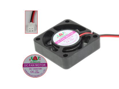 Picture of Other Brands Chenri Electronic Server - Square Fan 12S4010M, sq40x40x10, w105x2x2, 12V 0.09A