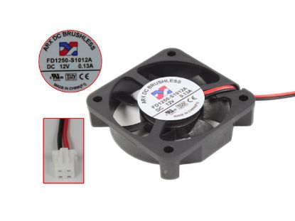 Picture of ARX FD1250-S1012A Server - Square Fan sq50x50x10, w20x2x2, 12V 0.13A