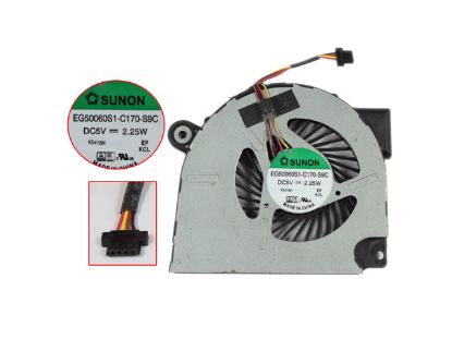 Picture of SUNON EG50060S1-C170-S9C Cooling Fan  DC 5V 2.25W Bare Fan