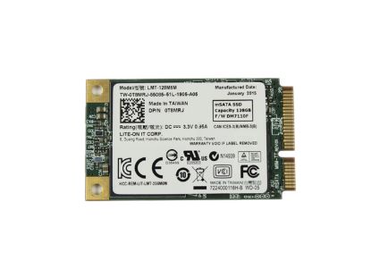 Picture of LITE-ON LMT-128M6M SSD mSATA 128GB & Below 128GB, 3.0, 51x30x3.75mm