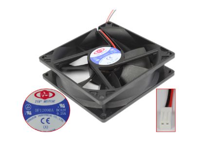 Picture of TOP MOTOR DF1209BA Server - Square Fan 12V0.25A, sq90x90x25mm, 2W