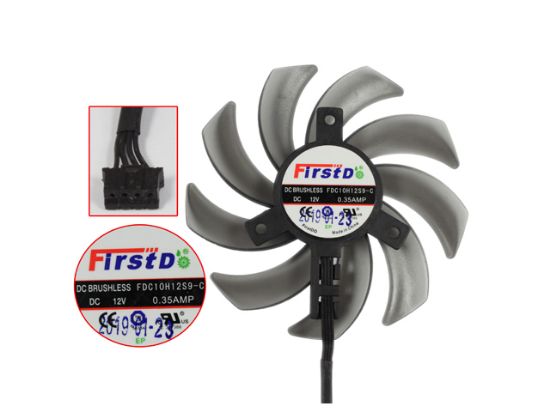 Picture of Firstd FDC10H12S9-C Server - Frameless / GPU Fan 12V 0.35A, W100x4x4, D85xC39