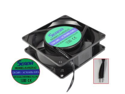 Picture of OEM Fan SA9225A2 Server - Square Fan AC 240V 0.05A, 2-wire, 92x92x25mm