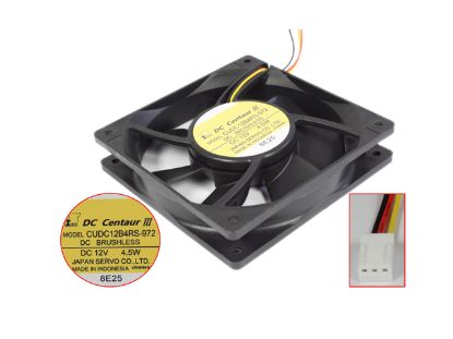 Picture of Japan Servo CUDC12B4RS-972 Server-Square Fan CUDC12B4RS-972