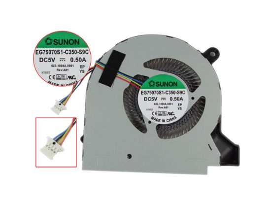 Picture of SUNON EG75070S1-C350-S9C Cooling Fan EG75070S1-C350-S9C, 023.1008A.0001