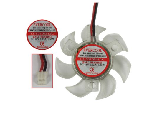 Picture of EverCool EC5010M12C Server - Frameless / GPU Fan DC 12V 0.13A