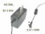 Picture of Casio AD-5MLAC Adapter 9V 0.85A, 5.5/1.7MM Barrel US 2-Pin Plug, Input Current AC 110V-220V