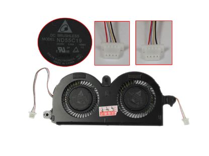 Picture of Dell XPS13 9370 Cooling Fan  -16M01, 5V 0.40A Bare 2, 4-wire