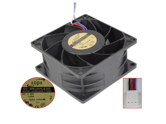 Picture of ADDA AD0824XB-F79DS Server-Square Fan AD0824XB-F79DS