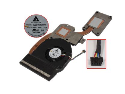 Picture of Dell Latitude E6440 Cooling Fan 0GXC1X, AT0VH002ZCL, KSB06105HB, -CL2B