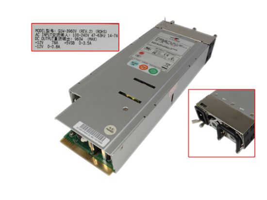 Picture of EMACS / Zippy G1W-3960V Server - Power Supply 960W, G1W-3960V (ROHS), B013680011