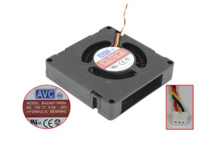 Picture of AVC BAZA0715R2U Cooling Fan  BAZA0715R2U, -001, DM4DY:A00