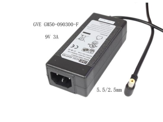 Picture of GVE GM50-090300-F AC Adapter 5V-12V GM50-090300-F
