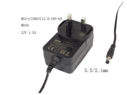 Picture of MOSO MSA-C1500IC12.0-18P-GB AC Adapter 5V-12V MSA-C1500IC12.0-18P-GB, MSA-C1500CS12.0-18J-GB