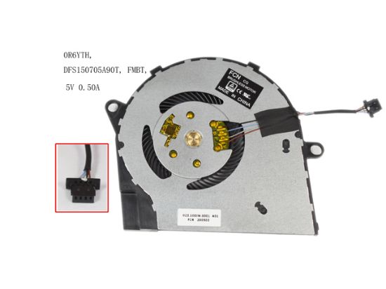 Picture of Dell Cooling Fan (Dell) Cooling Fan 0R6YTH, DFS150705A90T,  FMBT, 023.100JW.0001