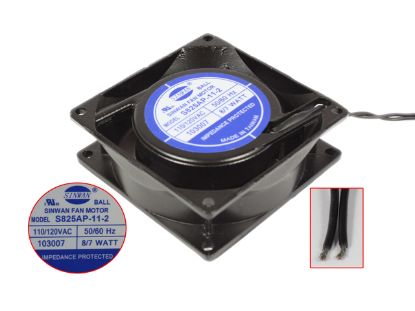 Picture of SINWAN S825AP-11-2 Server-Square Fan S825AP-11-2