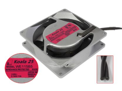 Picture of Japan Servo WE115B5 Server-Square Fan WE115B5, Koala, Alloy Framed