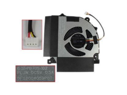 Picture of Hasee G8 CR7P1 Cooling Fan 6-31-PB70S-102, DFS2004059P0T,FLJW