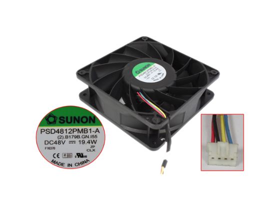 Picture of SUNON PSD4812PMB1-A Server-Square Fan PSD4812PMB1-A, (2).B179B.GN.I55