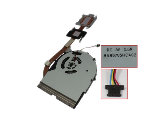 Picture of Lenovo ThinkPad Edge 15 Series Cooling Fan 460.00W02.0001, BSB0705HCA02, 023.10010.0001