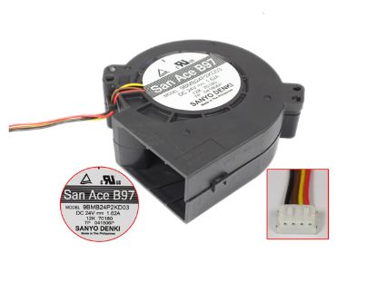 Picture of Sanyo Denki 9BMB24P2KD03 Server-Blower Fan 9BMB24P2KD03