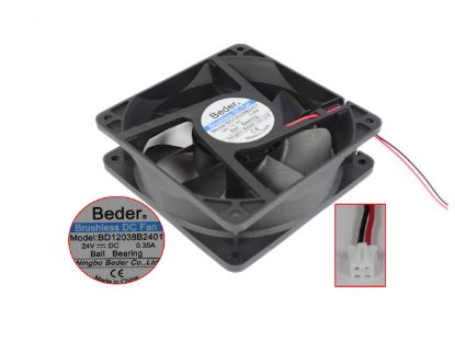 Picture of Beder BD12038B2401Server-Square Fan BD12038B2401