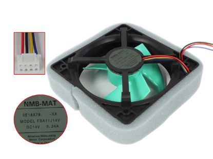 Picture of NMB-MAT / Minebea FBA11J14V Server-Square Fan FBA11J14V, -XA
