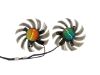 Picture of Everflow T128010SM Server - Frameless / GPU Fan 12V 0.20A, W100x5x3, D75xC39 , GreyT, 2 Fan