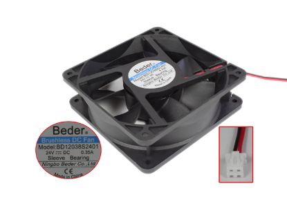 Picture of Beder BD12038S2401 Server-Square Fan BD12038S2401