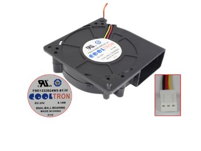 Picture of Used Fan FBD1232B24W5-81 Server-Square Fan FBD1232B24W5-81, -3H