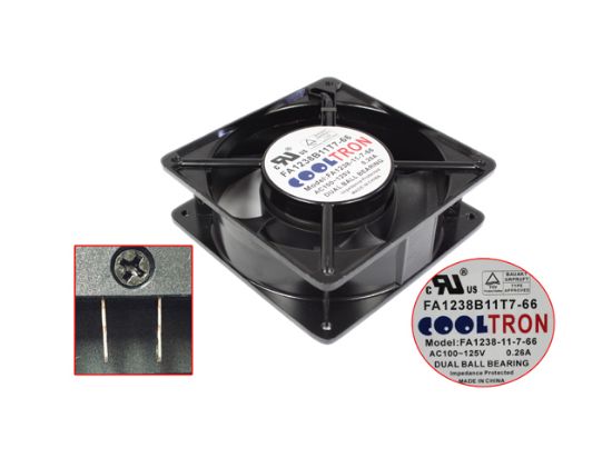 Picture of Used Fan FA1238-11-7-66 Server-Square Fan FA1238-11-7-66, FA1238B11T7-66