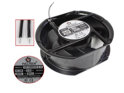 Picture of FULLTECH UF-155023H Server - Round Fan Steel, H, rd172x150x50, 2w, AC 230V 0.23A
