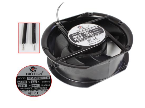 Picture of FULLTECH UF-155023H Server - Round Fan Steel, H, rd172x150x50, 2w, AC 230V 0.23A
