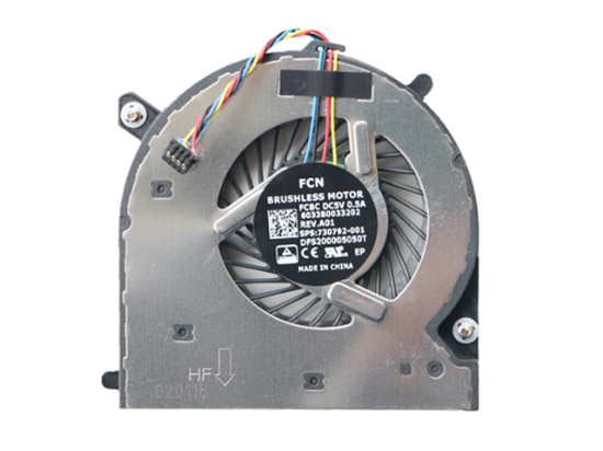 Picture of Forcecon DFS200005050T Cooling Fan  FCBC, 730792-001, 5V 0.50A, Bare Fan