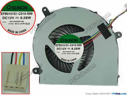 Picture of SUNON EFB0151S1-C010-S99 Cooling Fan  EFB0151S1-C010-S99, DYKW1-A00