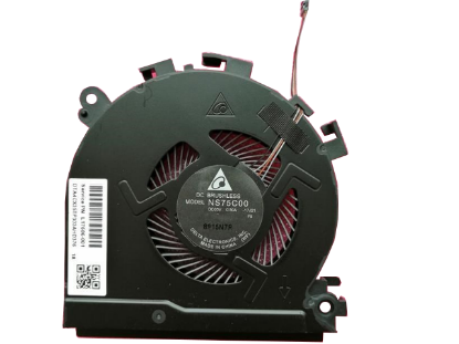 Picture of Delta Electronics NS75C00 Cooling Fan NS75C00, 17J21, 	DC 5V 0.5A 4-wire 4-pin Bare Fan