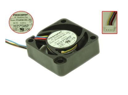 Picture of Foxconn PVA030C05L-P01 Server - Square Fan AE, sq30x30x10mm, w60x4x4, 5V 0.055A
