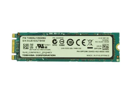 Picture of Toshiba THNSNJ128G8NU SSD M.2 NGFF 128GB & Below 128GB, , 22x80x1.5mm