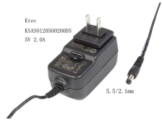 Picture of Ktec KSAS0120500200D5 AC Adapter 5V-12V