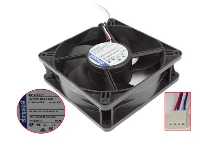 Picture of ebm-papst 4412/2 HP Server-Square Fan 4412/2 HP