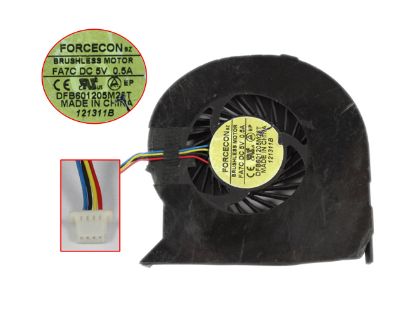 Picture of Forcecon DFB601205M20T Cooling Fan  FA7C, w5x4x4, 5V 0.5A, Bare fan
