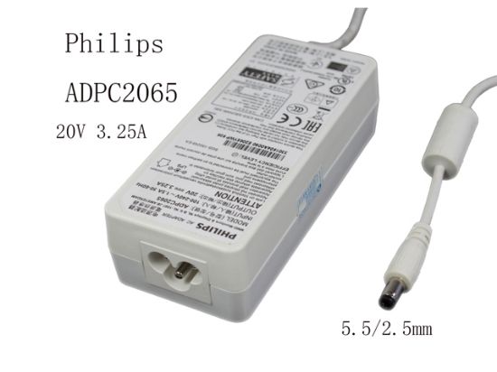 Picture of Philips ADPC2065 AC Adapter 20V & Above ADPC2065, White