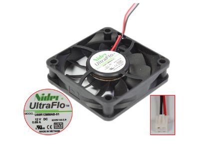 Picture of Nidec U60R12MMAB-51 Server-Square Fan U60R12MMAB-51