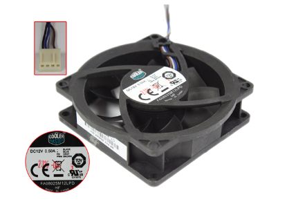 Picture of Cooler Master FA08025M12LPD Server-Square Fan DC 12V 0.50A, 92X92x25mm, 4-wire